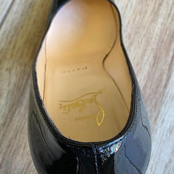 Christian Louboutin Bianca Black Patent Leather Pumps Eur. 36.5 - Picture 11 of 15